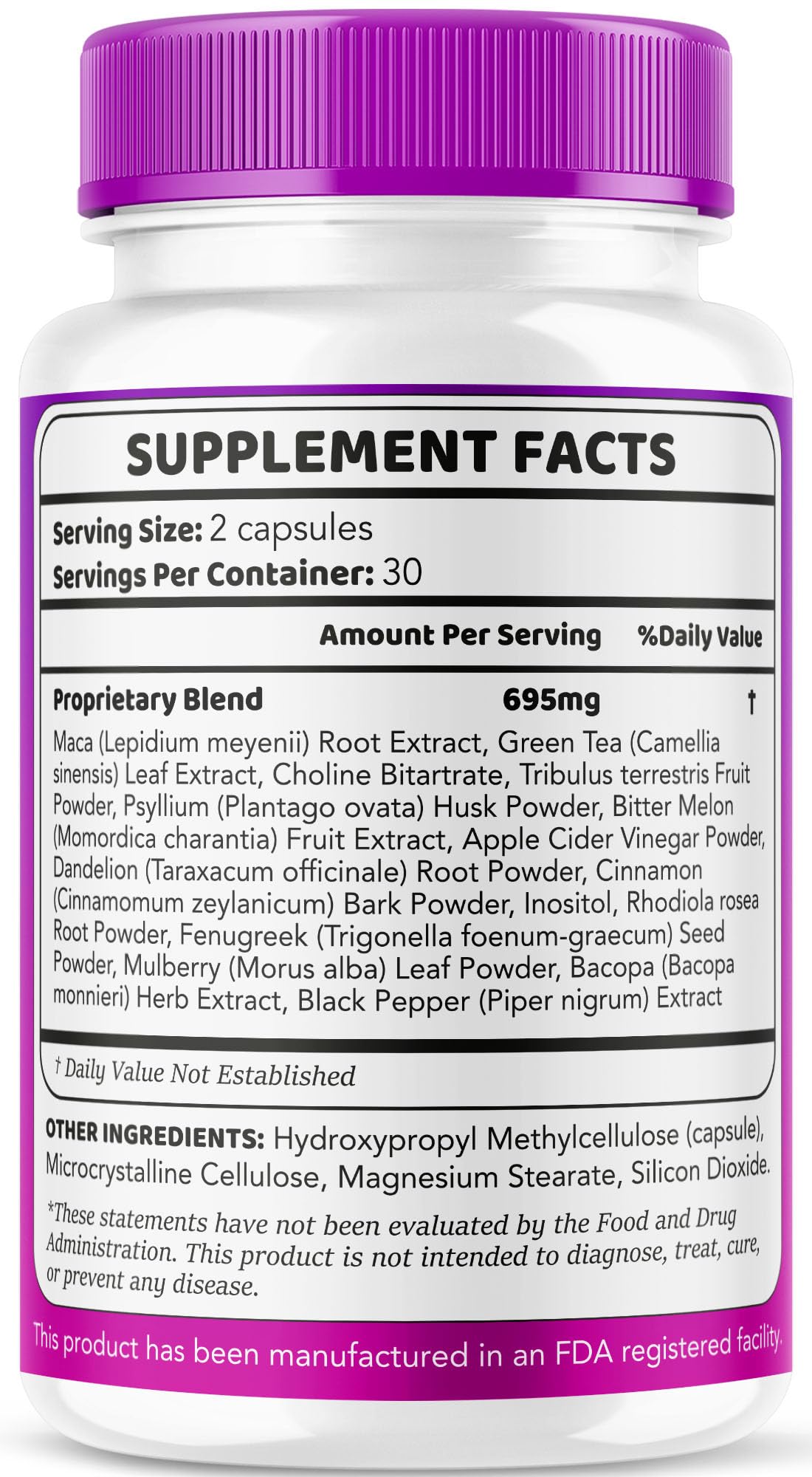 Natural Supplement 60 Capsules E382957