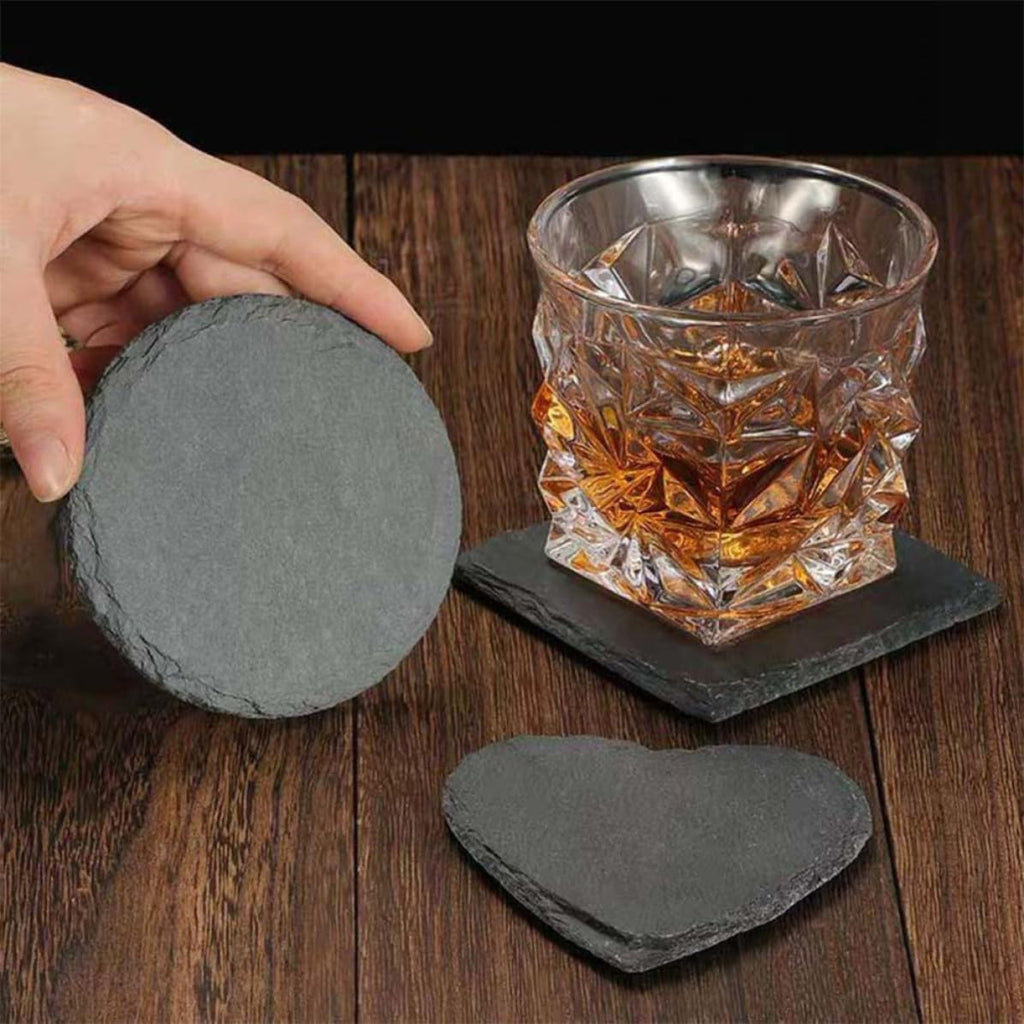 12pcs Natural Stone Cup Coasters P8827