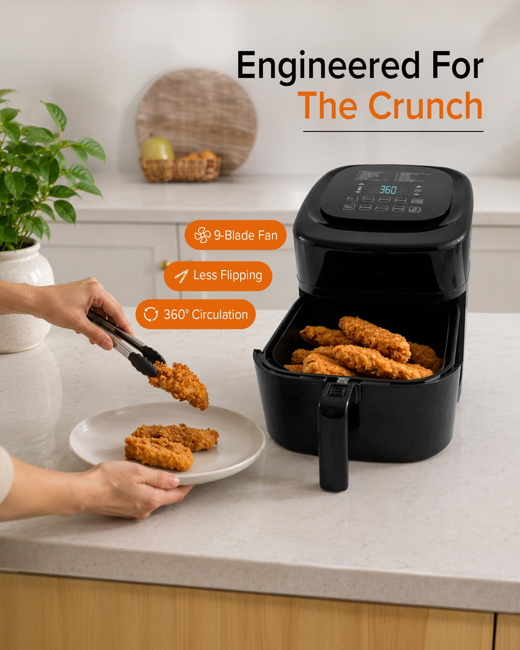 10-in-1 Air Fryer with Smart Probe V692