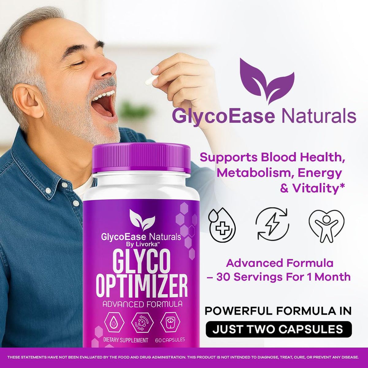 Natural Supplement 60 Capsules E382957