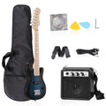 30 Inch Blue Kids Electric Guitar Beginner Kit with Amplifier X37830