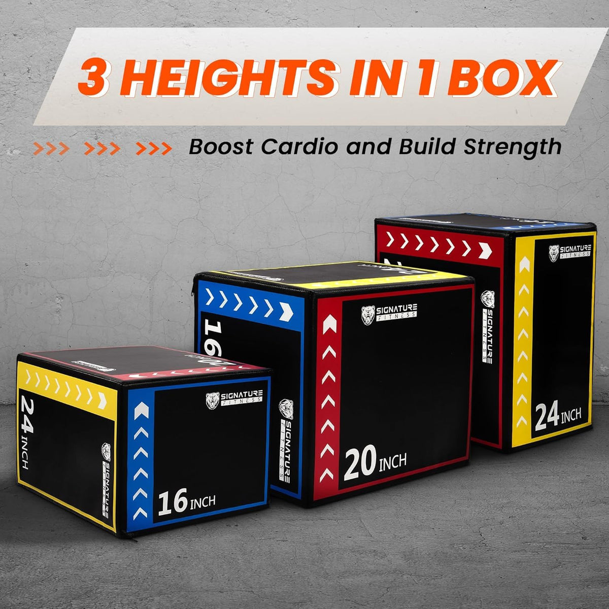 3-in-1 Foam Plyo Box Y373