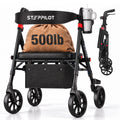 Bariatric Rollator Walker with Seat 500 lb Capacity C951777