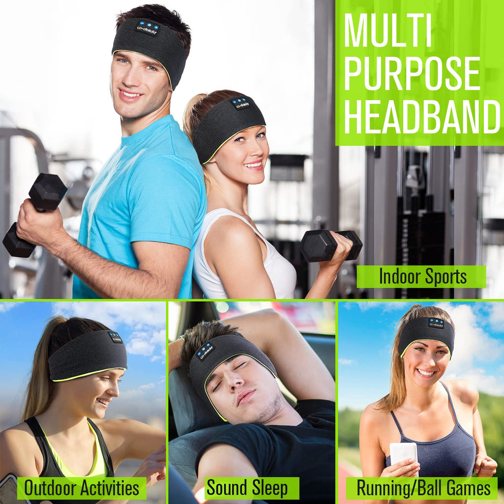Wireless Bluetooth Headband Headphones Sleep Mask Y6139
