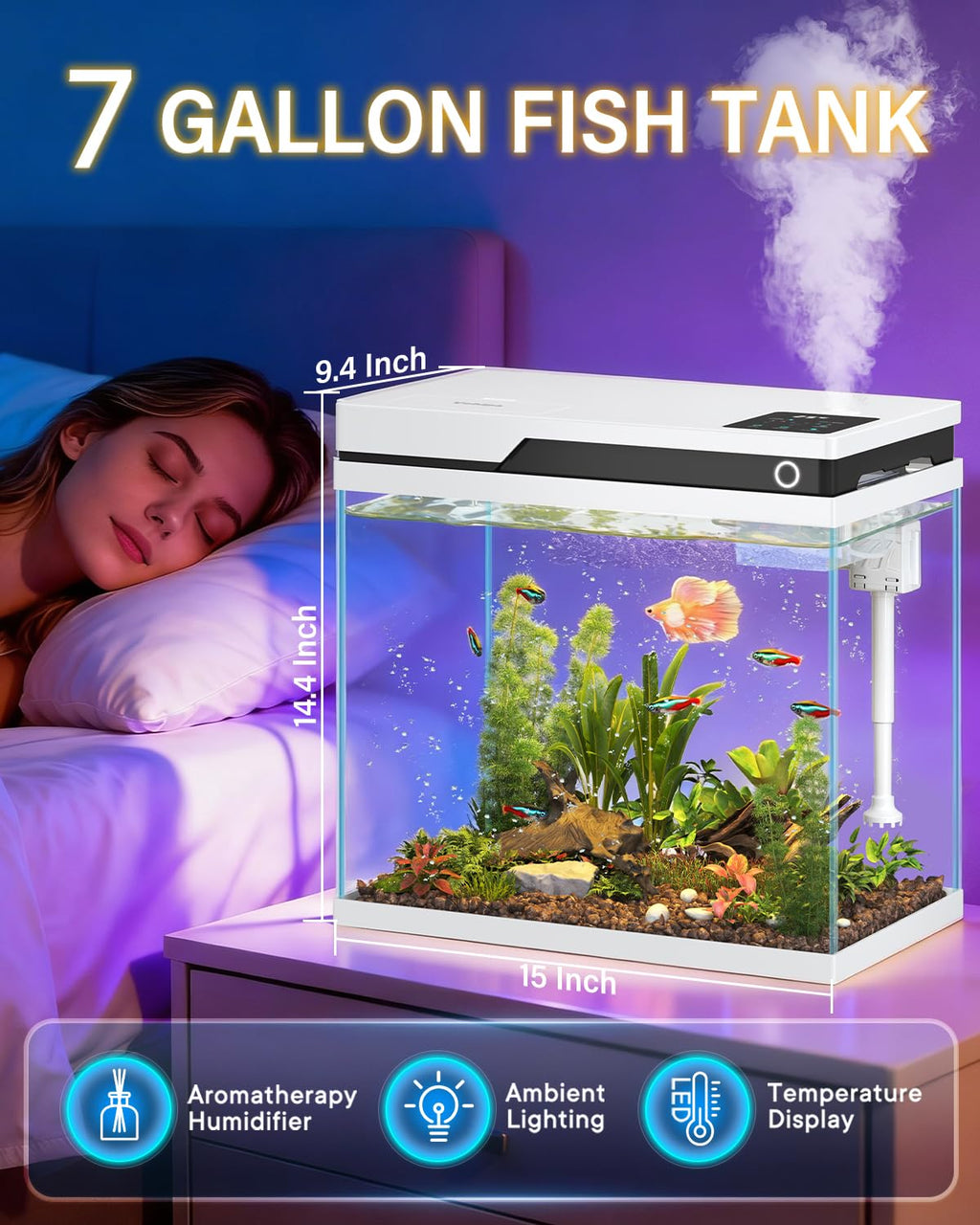 7 Gallon Fish Tank X410779