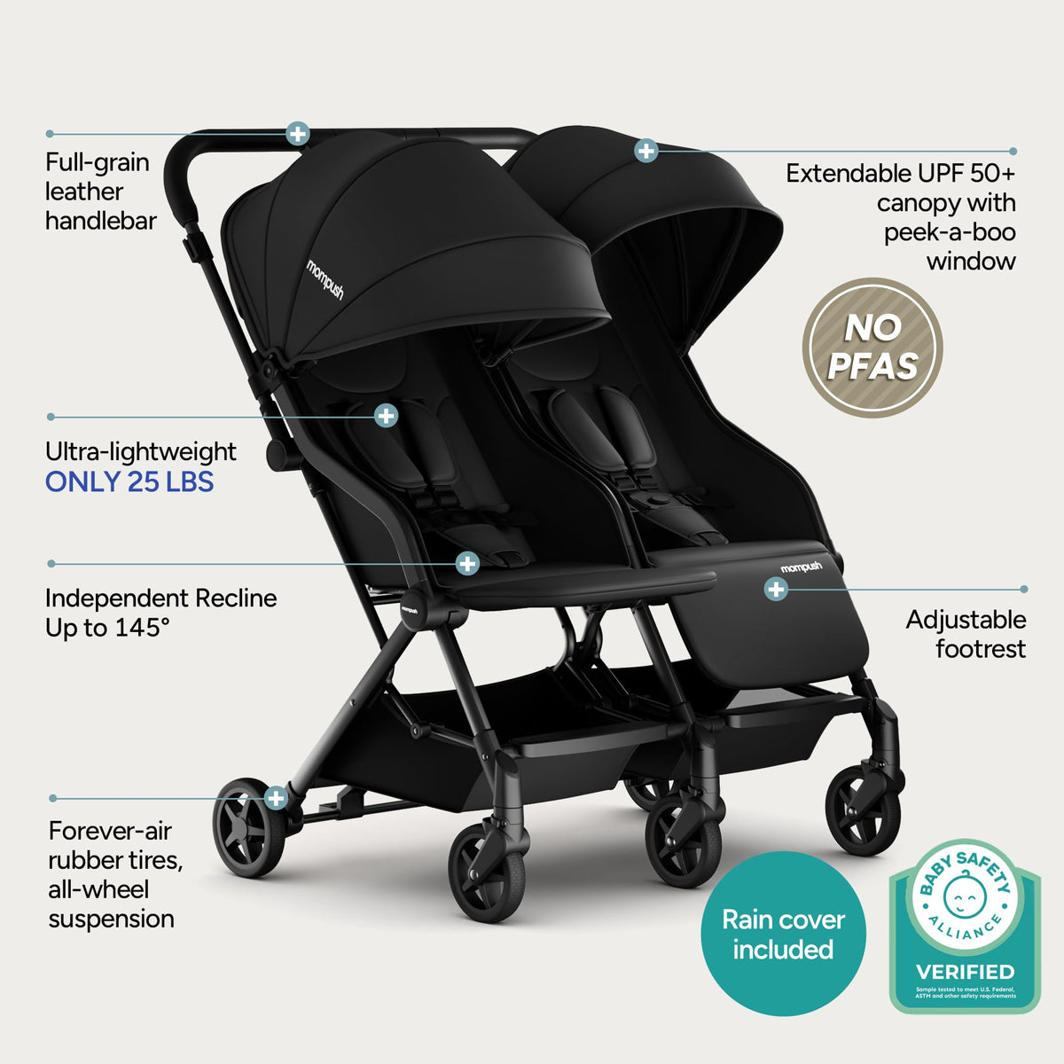 Lightweight Double Stroller O37043