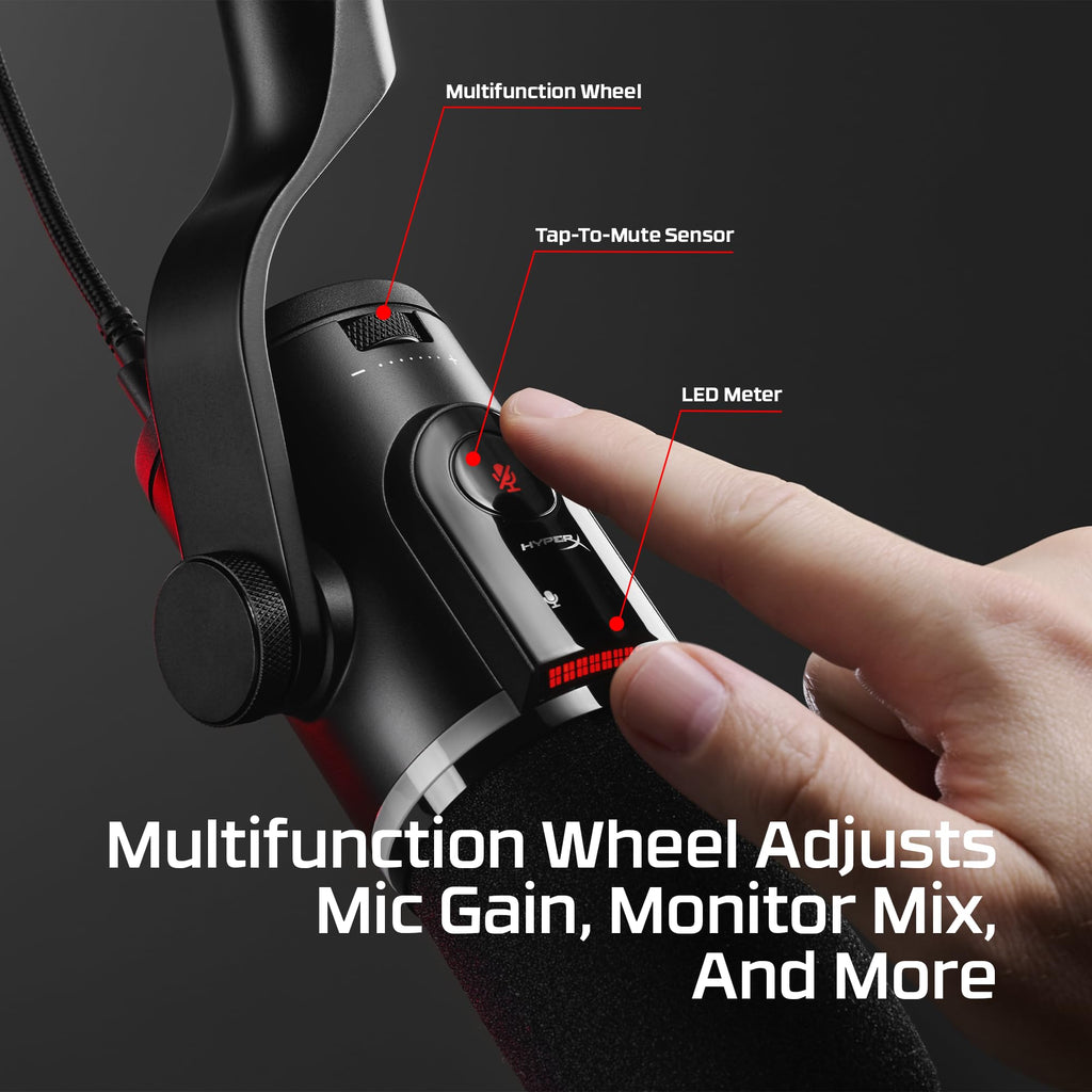 Black XLR USB Dynamic Microphone W244