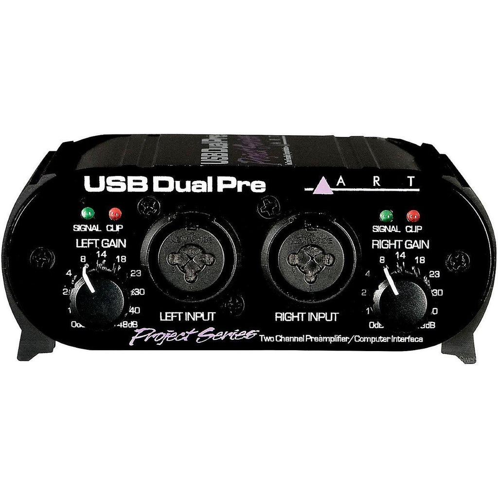 USB Dual Pre Two Channel Preamplifier/Computer Interface, Black S5186