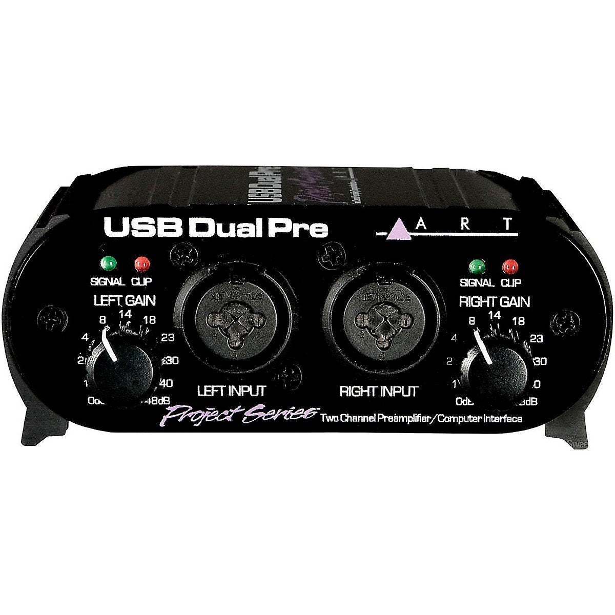 USB Dual Pre Two Channel Preamplifier/Computer Interface, Black S5186