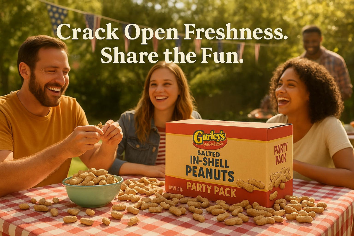 Fire Roasted In-Shell Peanuts 25 lb Box W6530