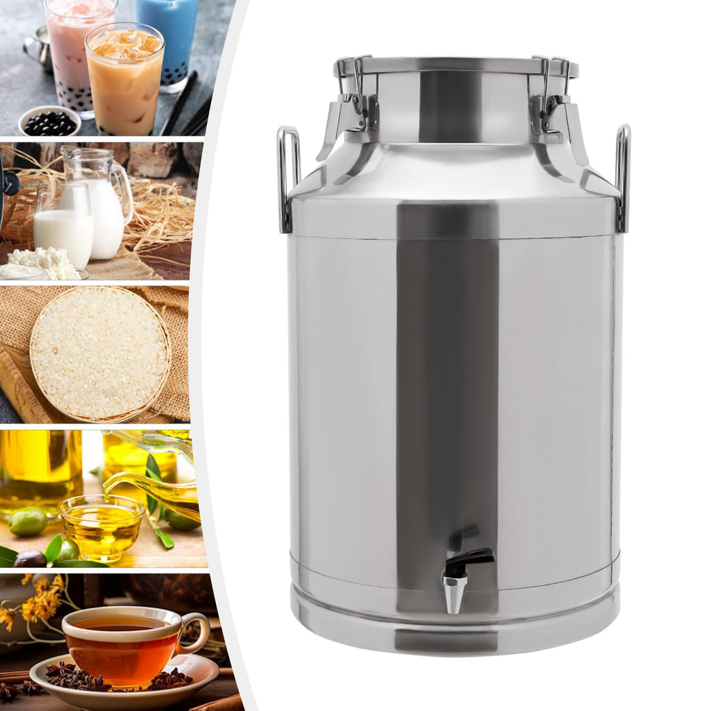 60L Stainless Steel Milk Can with Faucet A2460