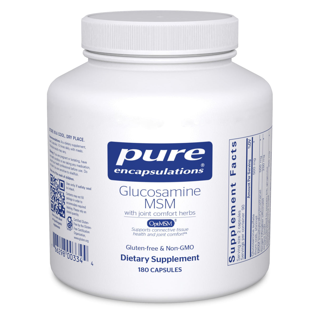 Glucosamine MSM 180 Capsules N495