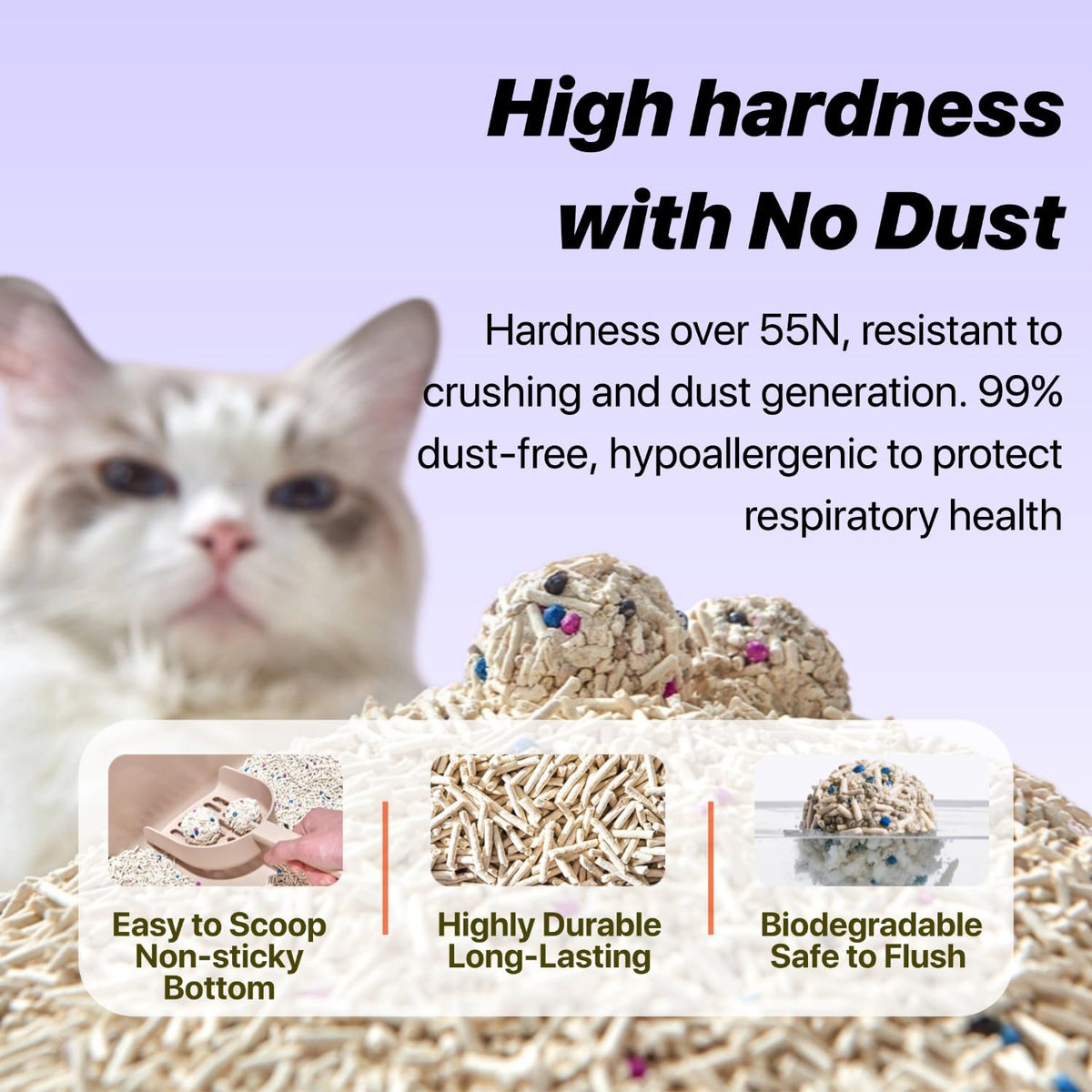 Mixed Tofu Cat Litter 5.5Lb 4 Pack B9684