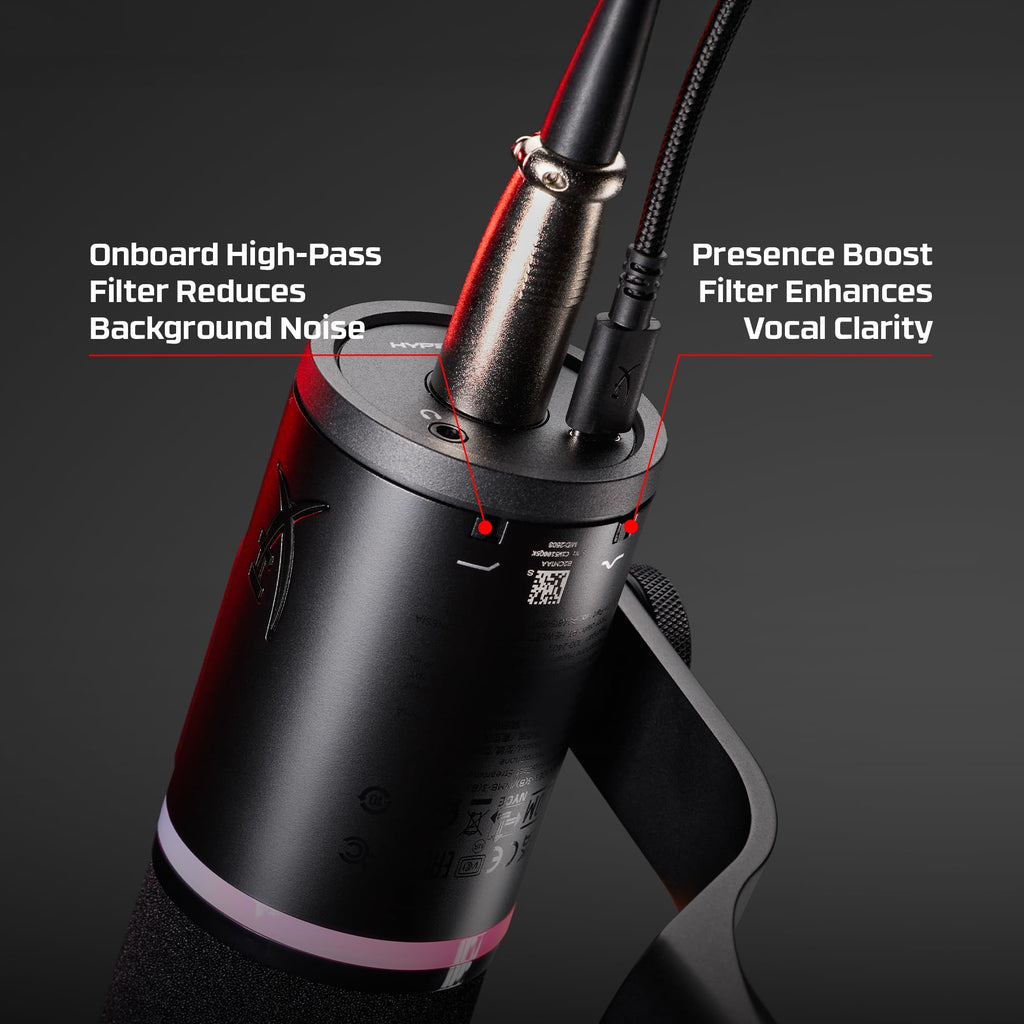 Black XLR USB Dynamic Microphone W244