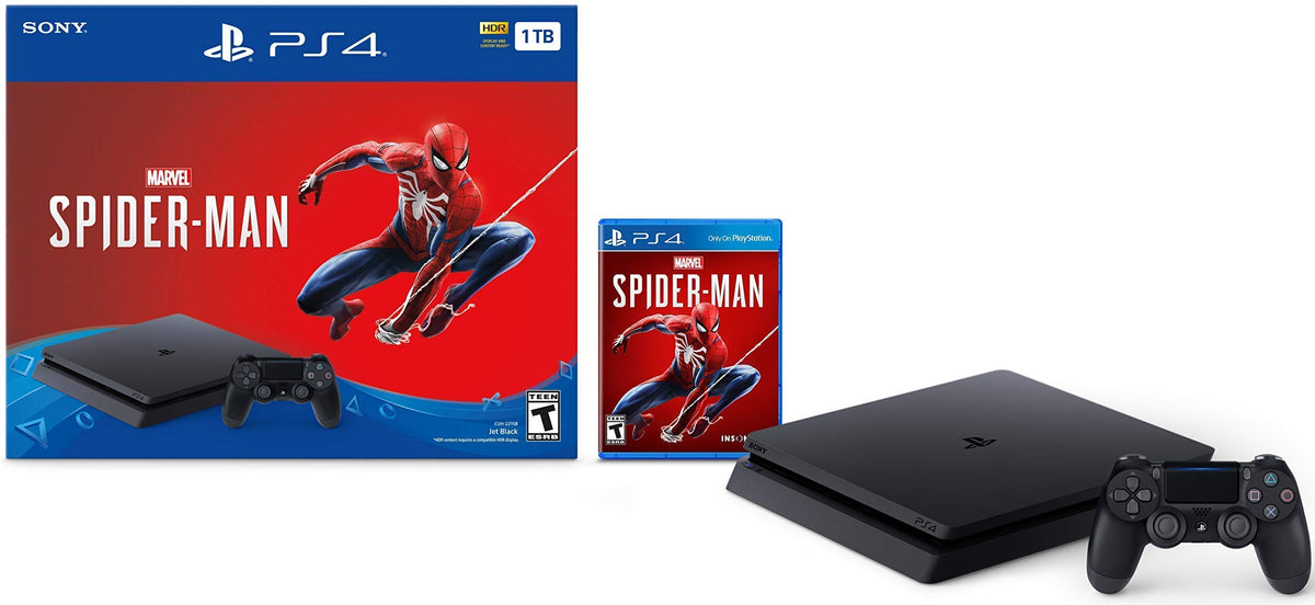 Playstation 4 Slim 1TB SSD Console with Wireless Controller N915