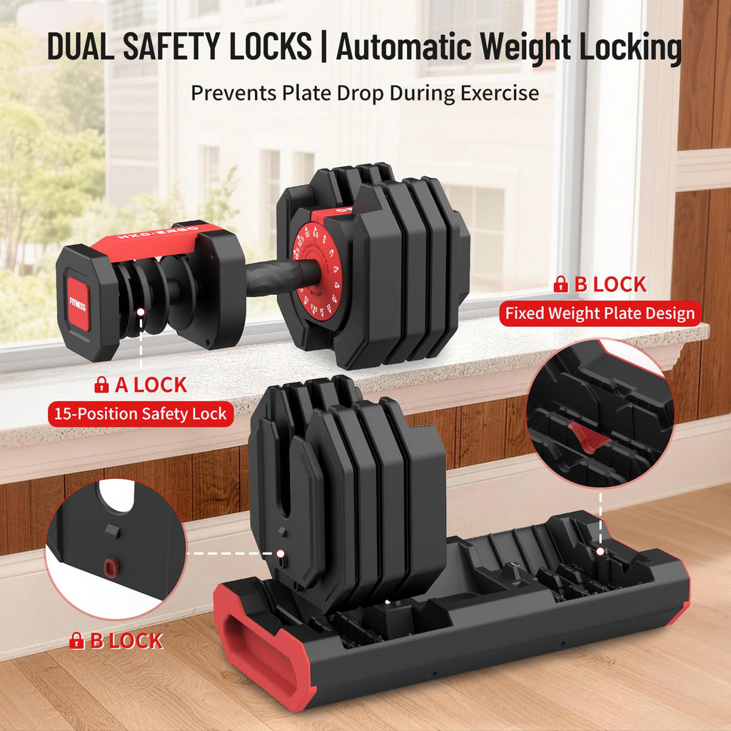 15 in 1 Adjustable Dumbbell Weight E28685
