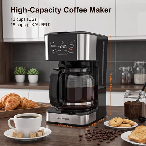 12-Cup Programmable Drip Coffee Maker B607277
