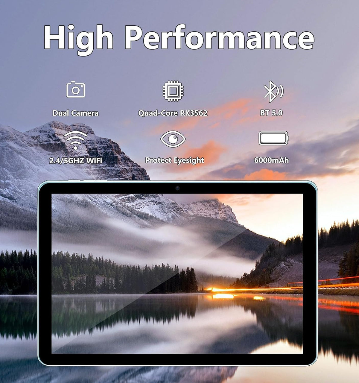 10.1 Inch Android Tablet 12GB RAM 64GB ROM Blue S74248