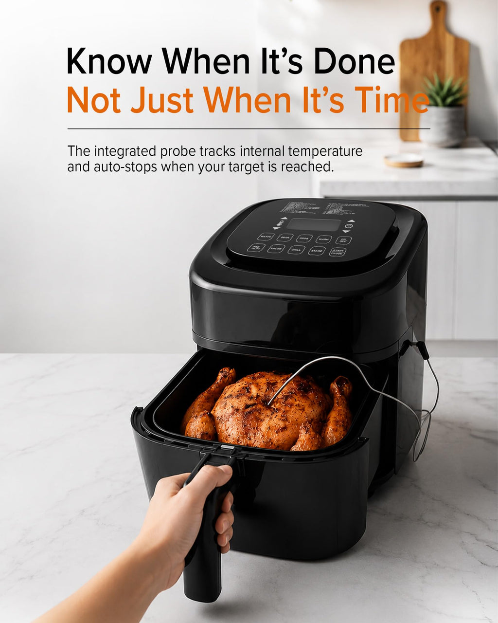 10-in-1 Air Fryer with Smart Probe V692