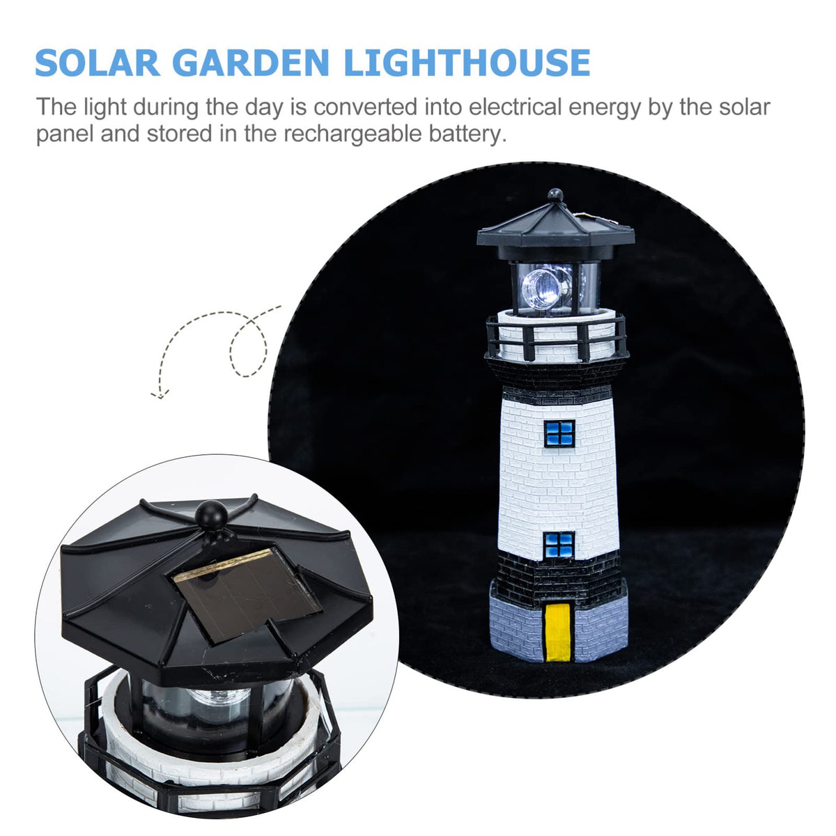 Solar Powered Rotating Garden Statue K435457
