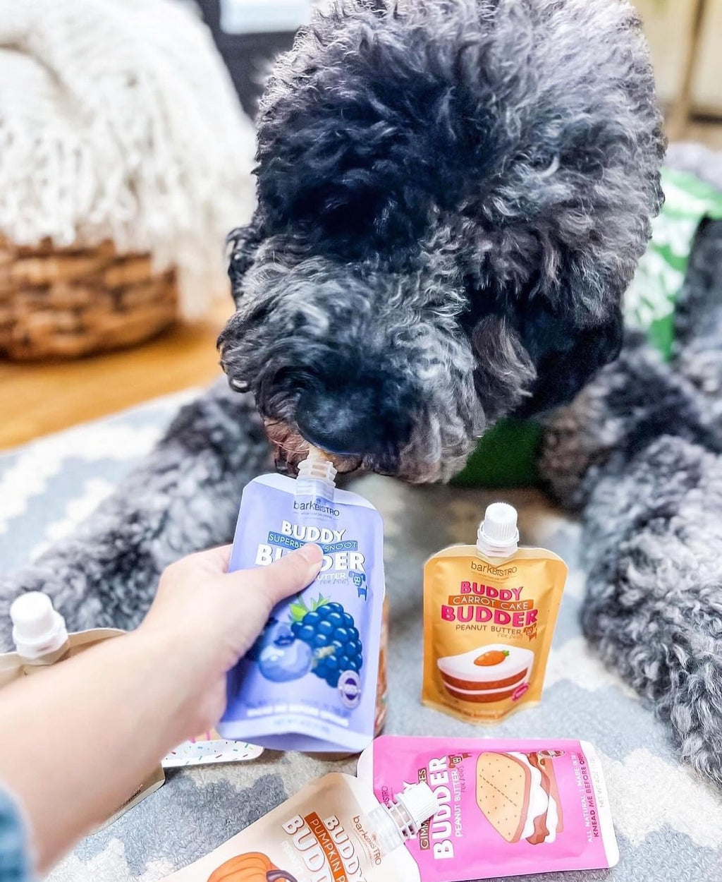 Peanut Butter for Dogs 3 Pack 4oz Squeeze Packs Q7724