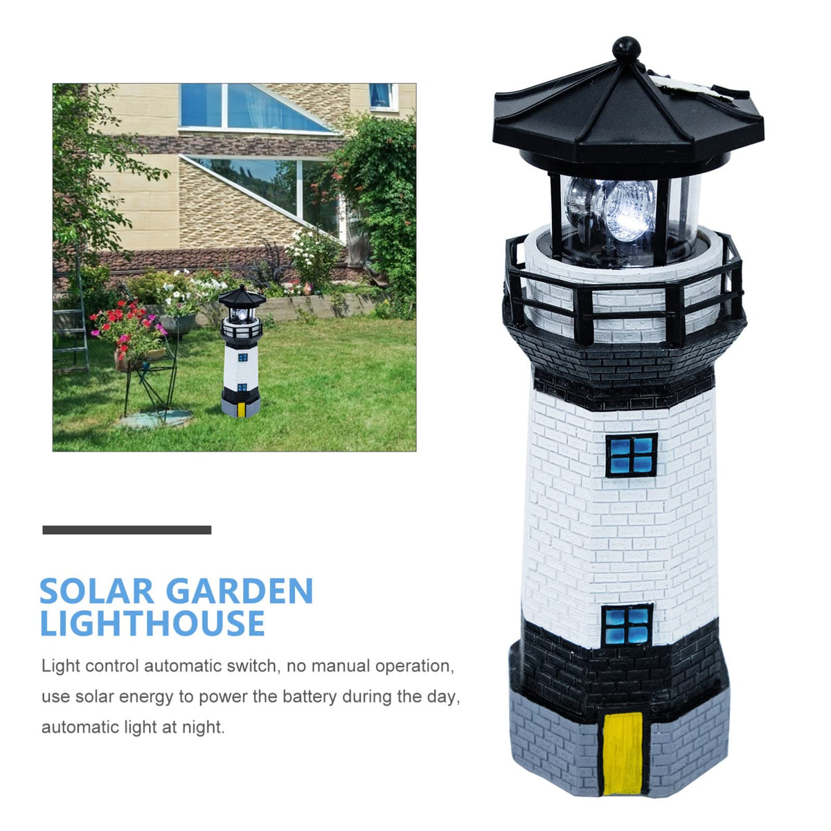 Solar Powered Rotating Garden Statue K435457
