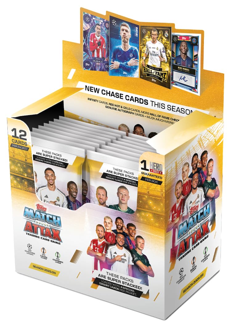Match Attax 2025/26 Full Box 32 Packets D91036