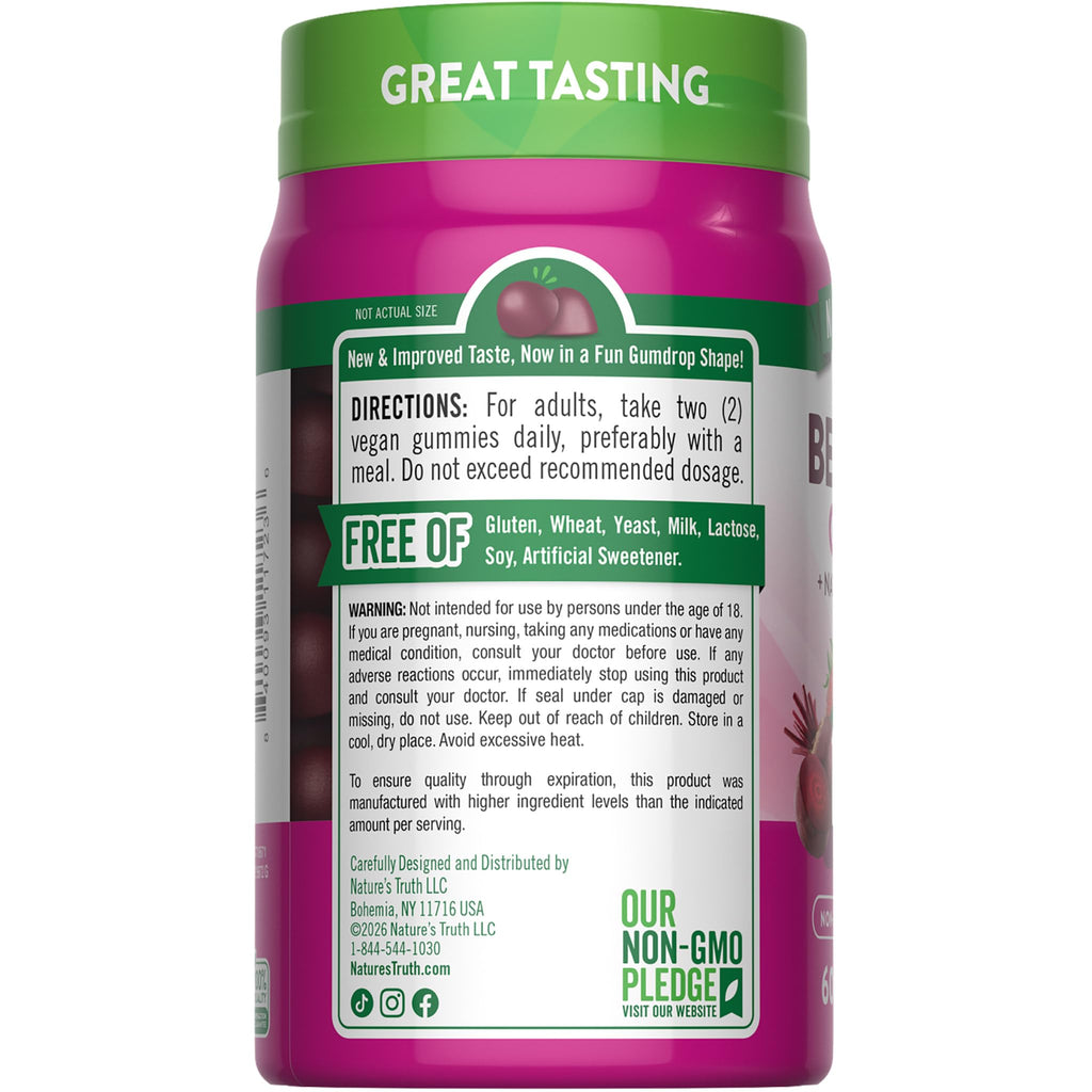 Beet Root Gummies 60 Count W4552