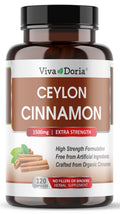 Ceylon Cinnamon 120 Veggie Capsules 1500mg Gelatin Free O653679