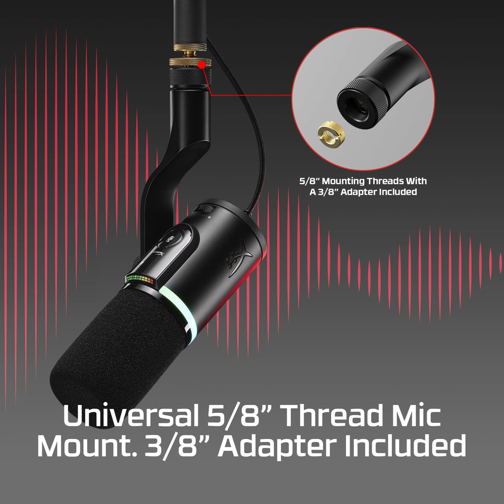Black XLR USB Dynamic Microphone W244