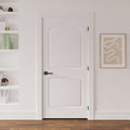 36"x80" Left-Hand Prehung Interior Door with Jamb Kit & Matte Black Hinges I80638