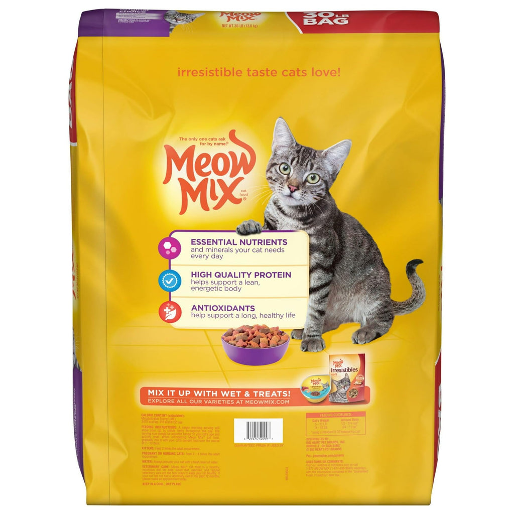 Dry Cat Food, 30 Pounds W2497