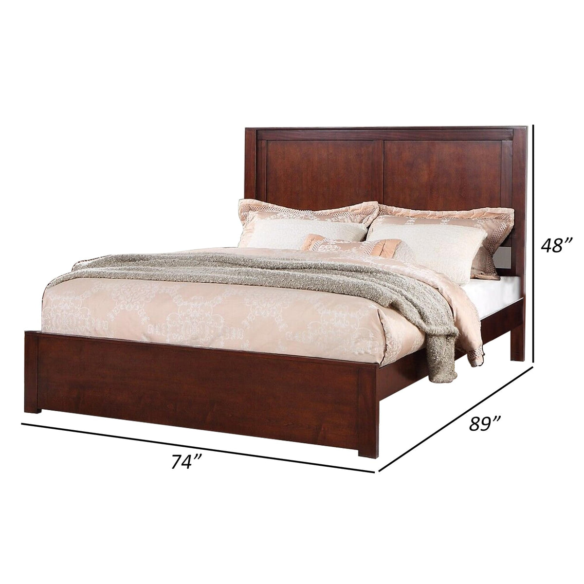 California King Panel Bed Q587929