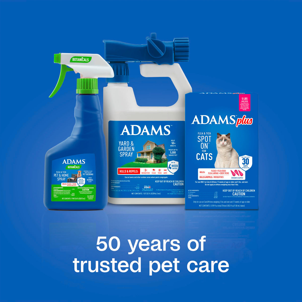 Flea and Tick Prevention Spot On for Cats 3 Pack O810130