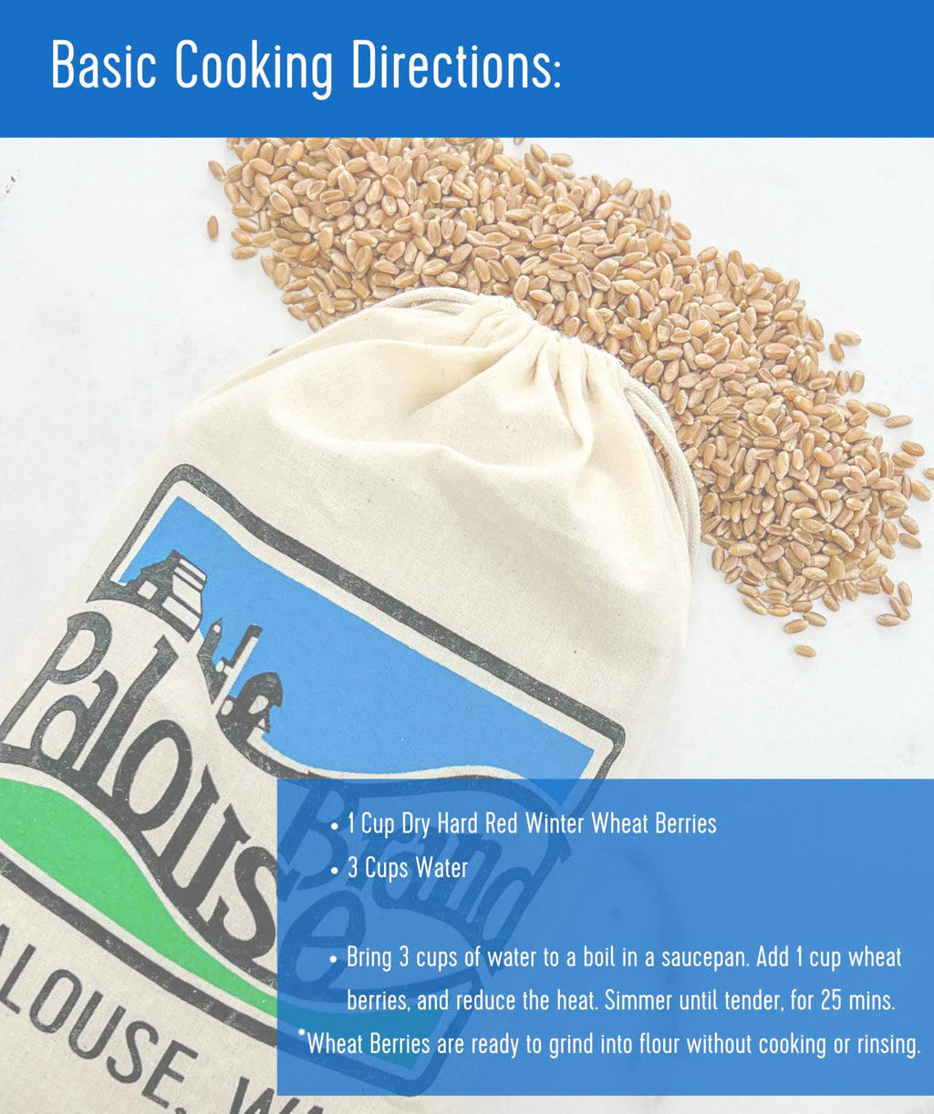 Hard Red Winter Wheat Berries 25 LBS Bag Sproutable Non-GMO Kosher X478239