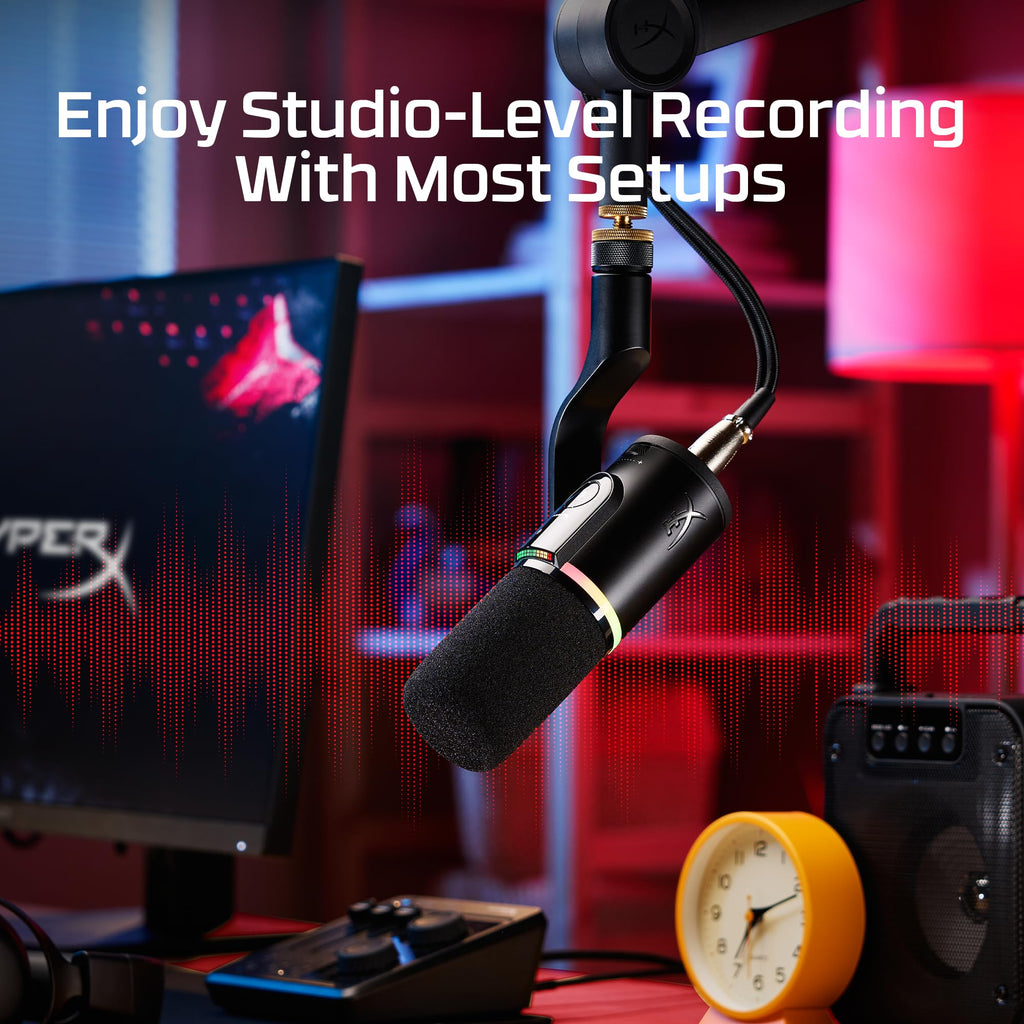 Black XLR USB Dynamic Microphone W244