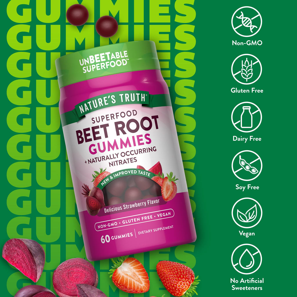 Beet Root Gummies 60 Count W4552