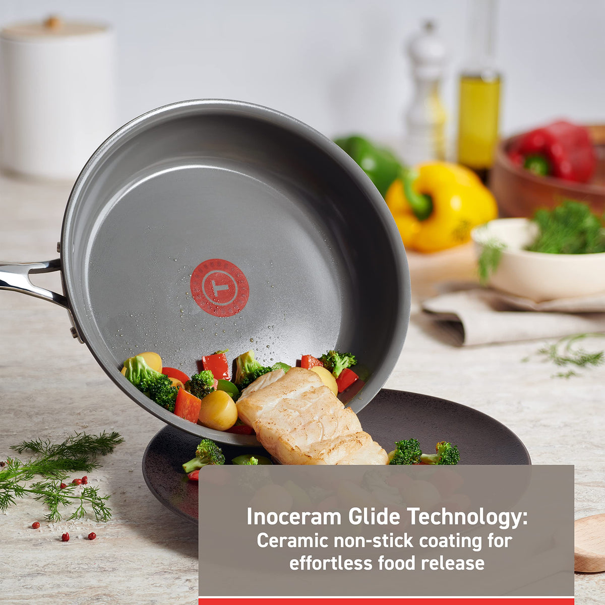 Ceramic Non-Stick Induction 2 Piece Frypan Set X789196