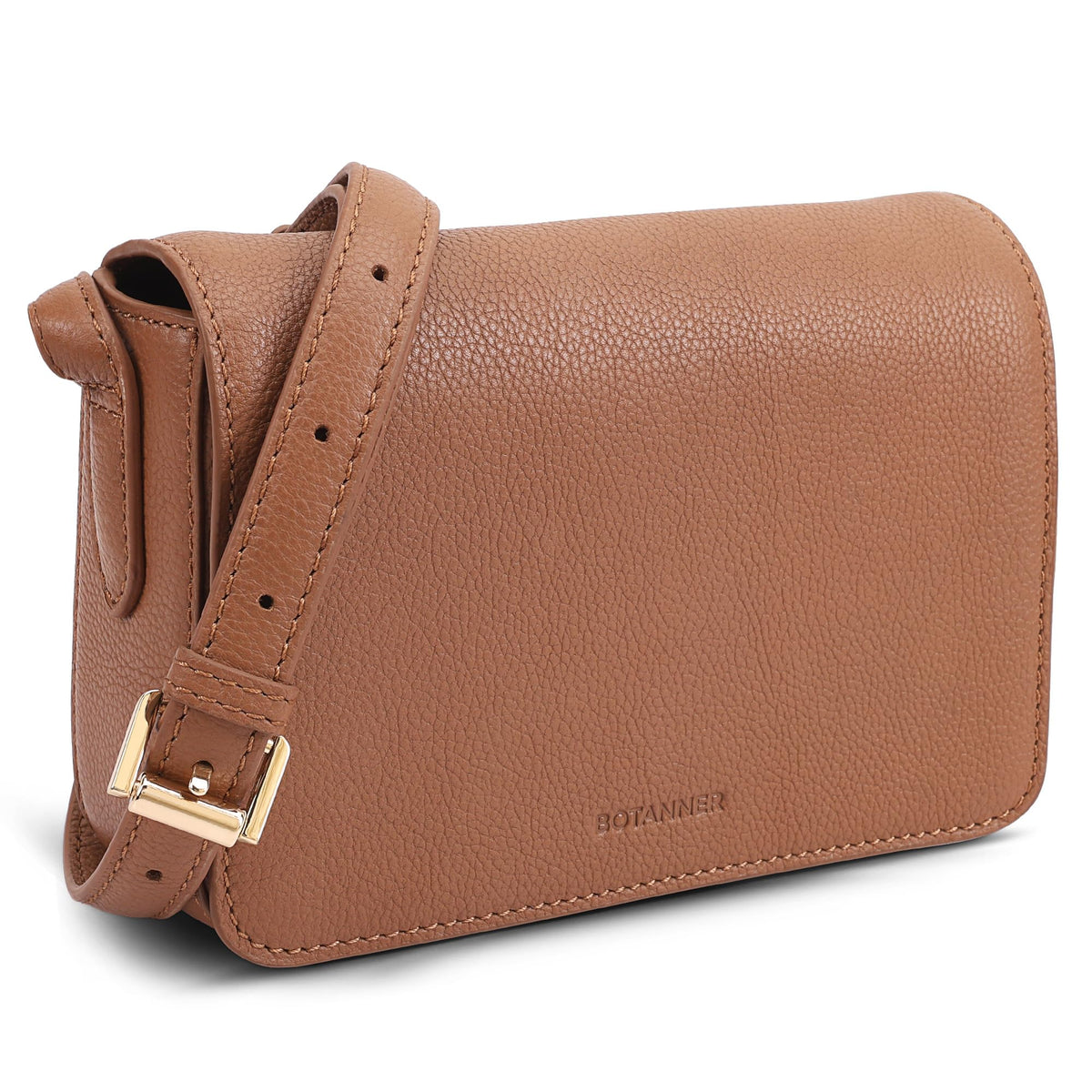 Genuine Leather Crossbody Shoulder Bag with Adjustable Strap N252