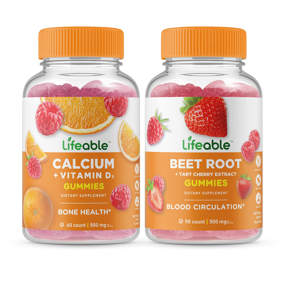 Calcium with Vitamin D + Beet Root Gummies T1346