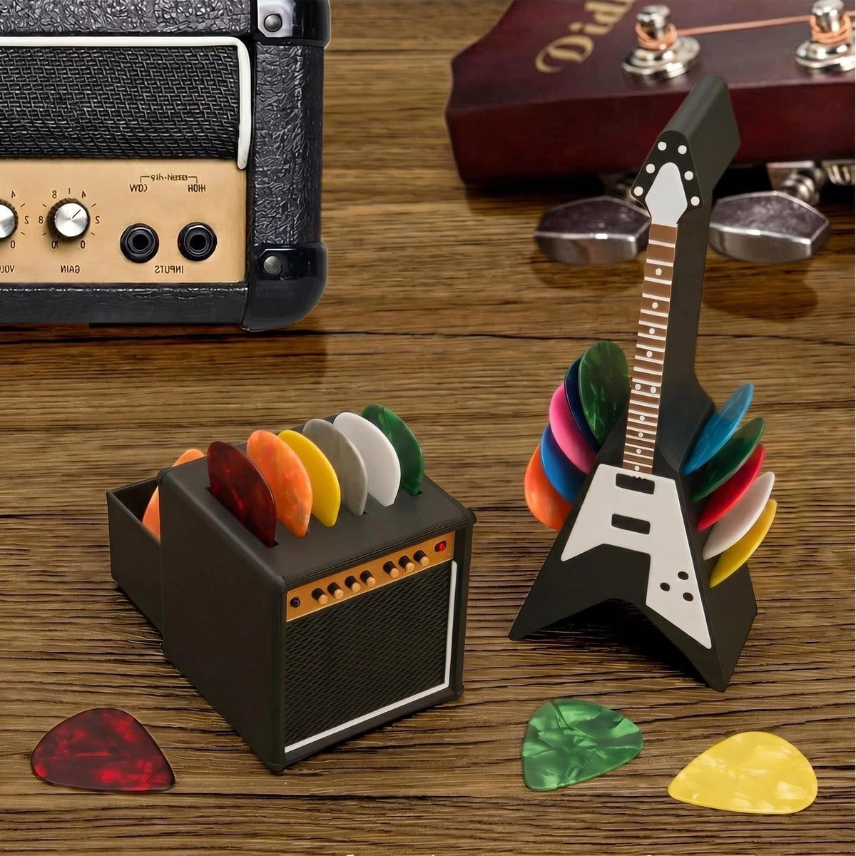 Guitar Picks Holder Box Set X13322