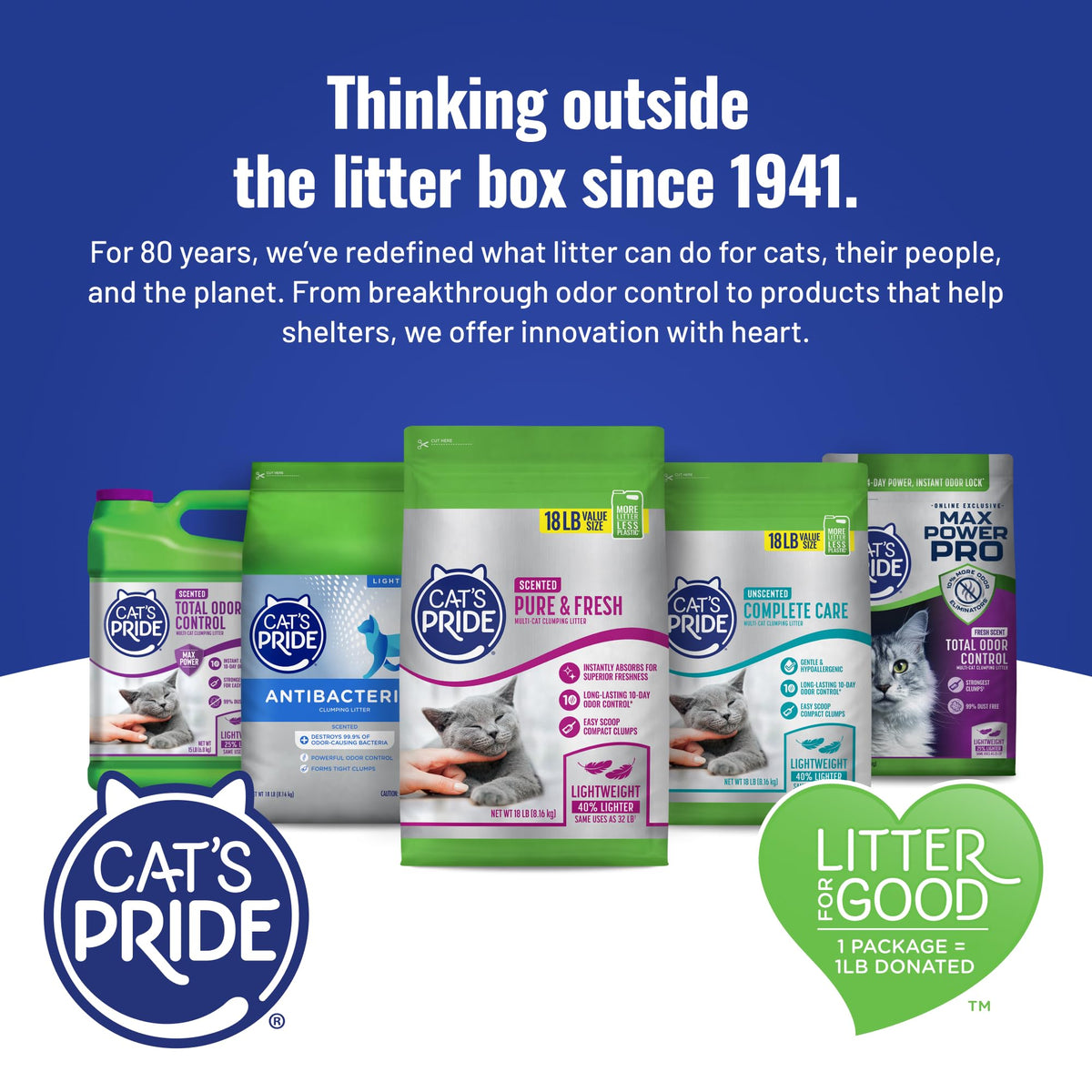 Unscented Clumping Litter 15lb F81691