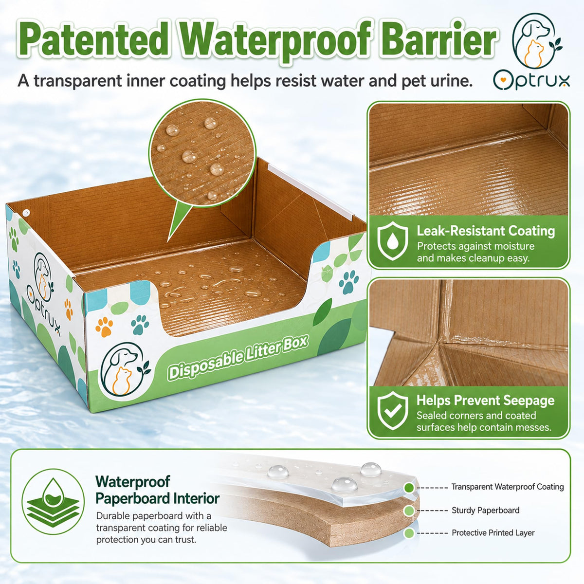 6-Pack Disposable Litter Box B9087