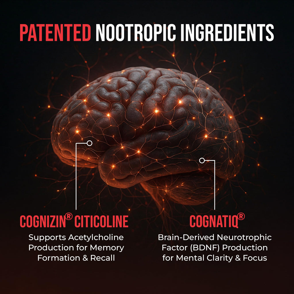 90 Capsules Nootropic Brain Supplement Q56013