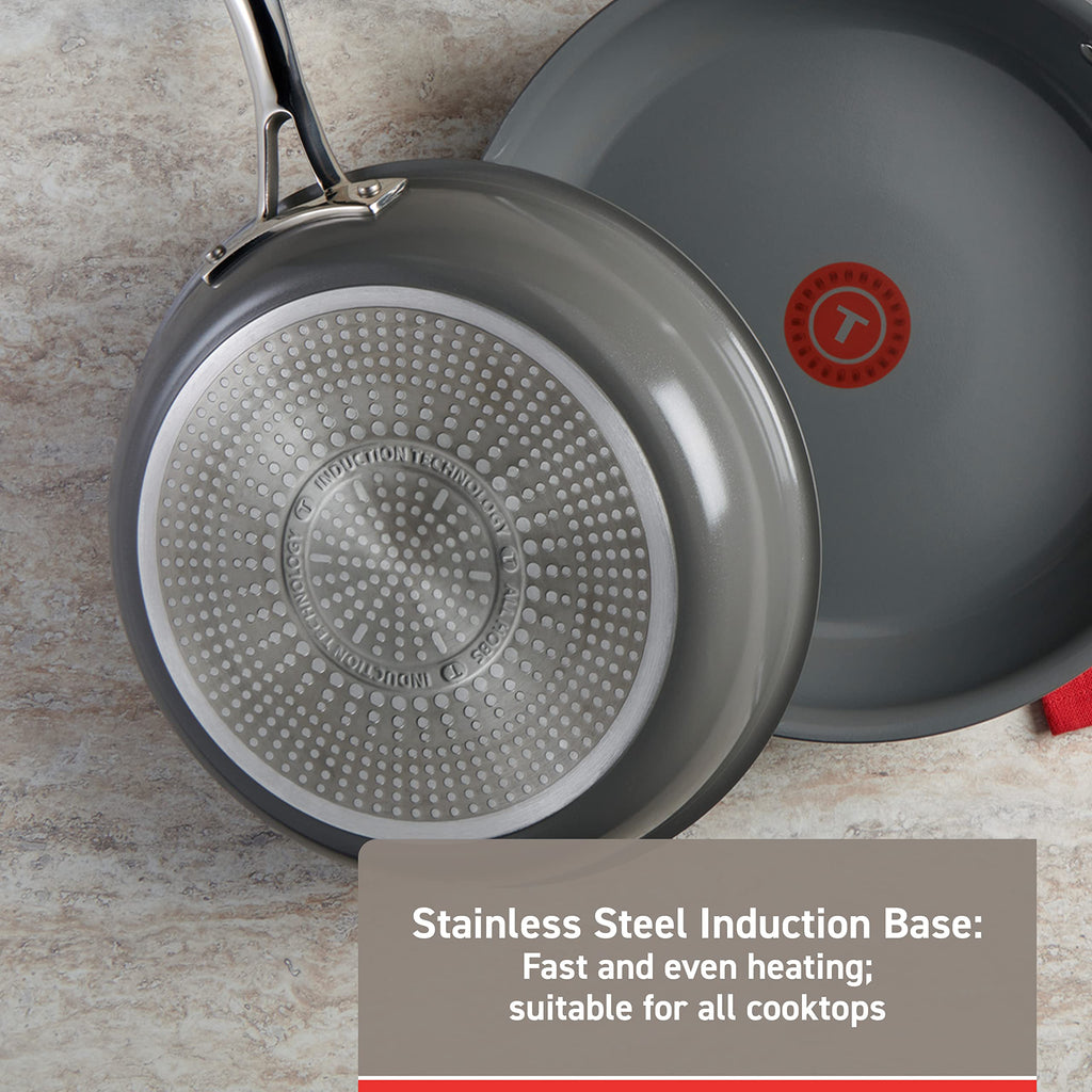 Ceramic Non-Stick Induction 2 Piece Frypan Set X789196