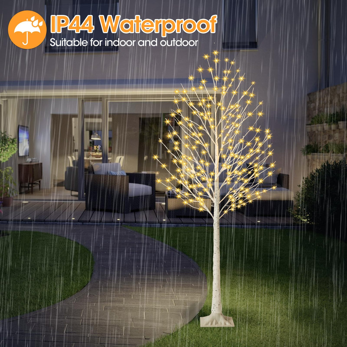 6FT Lighted Tree with 144 LED R71947
