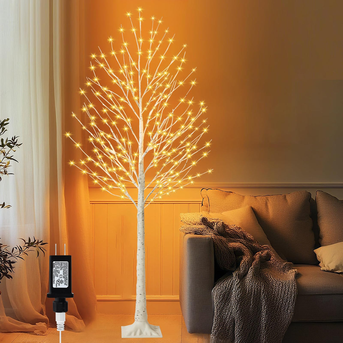 6FT Lighted Tree with 144 LED R71947