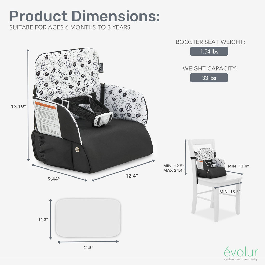 2-in-1 Portable Booster Seat and Travel Bag J371584