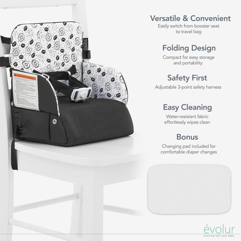 2-in-1 Portable Booster Seat and Travel Bag J371584