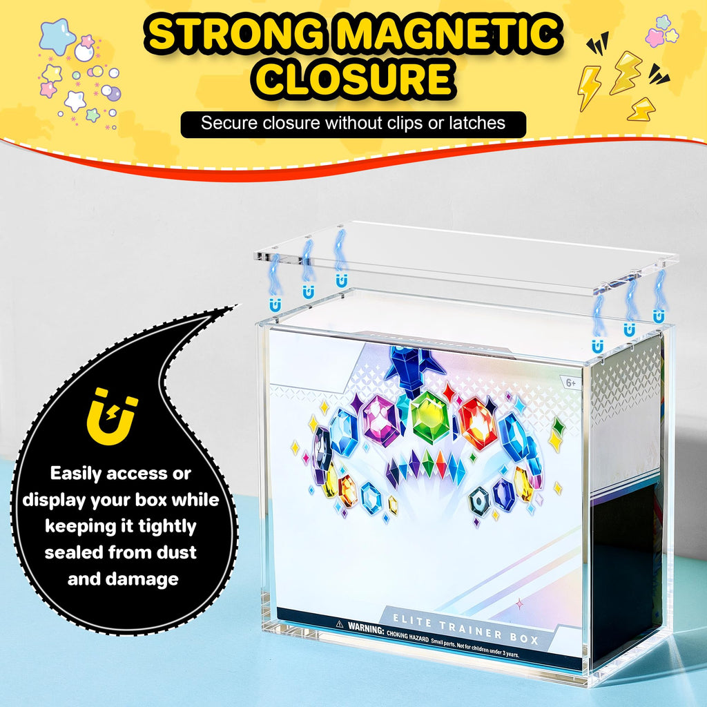 2 PCS 5mm Clear Acrylic Display Case Z1732